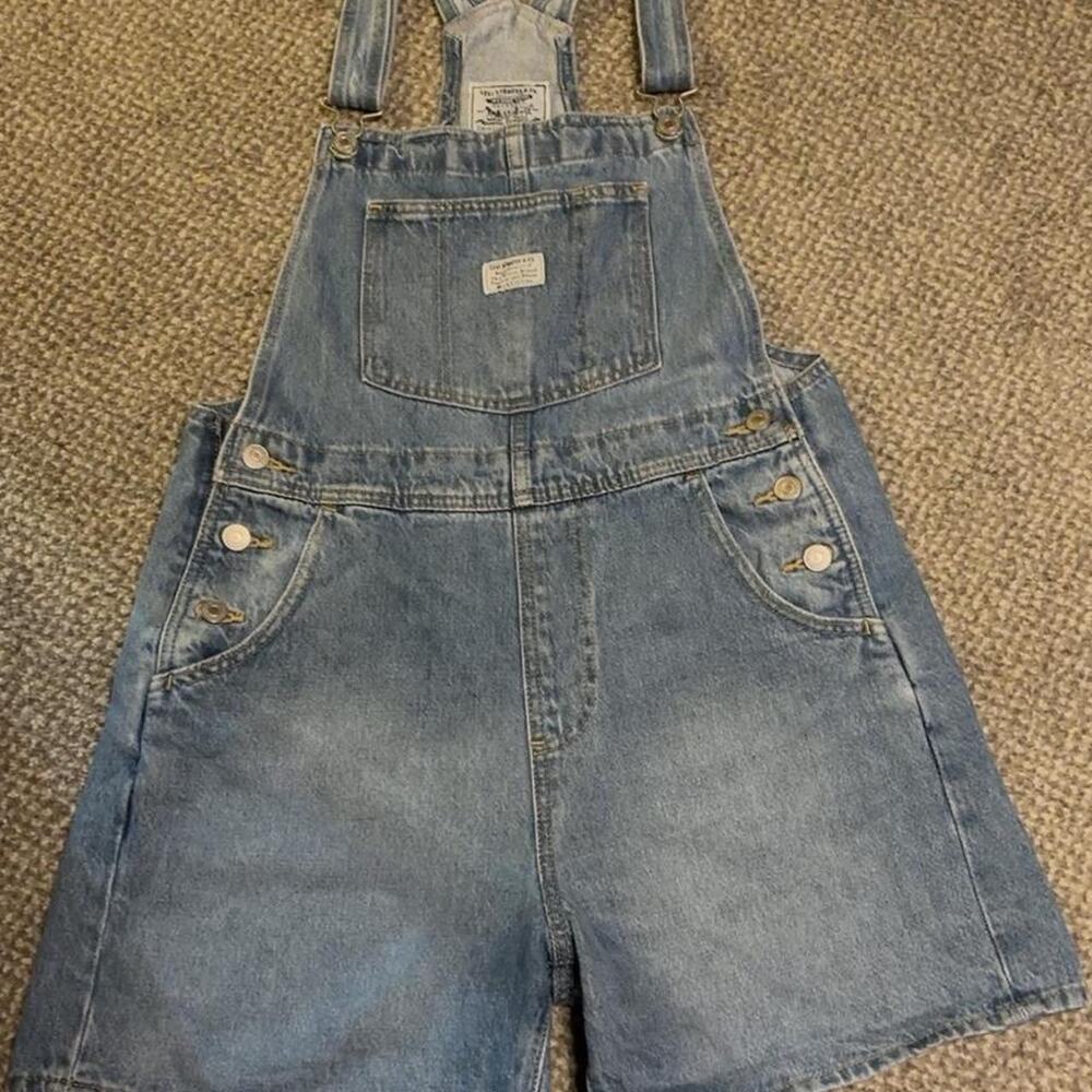 Levis vintage shortalls denim